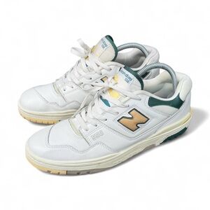 Size 11 Aime Leon Dore x New Balance 550 white